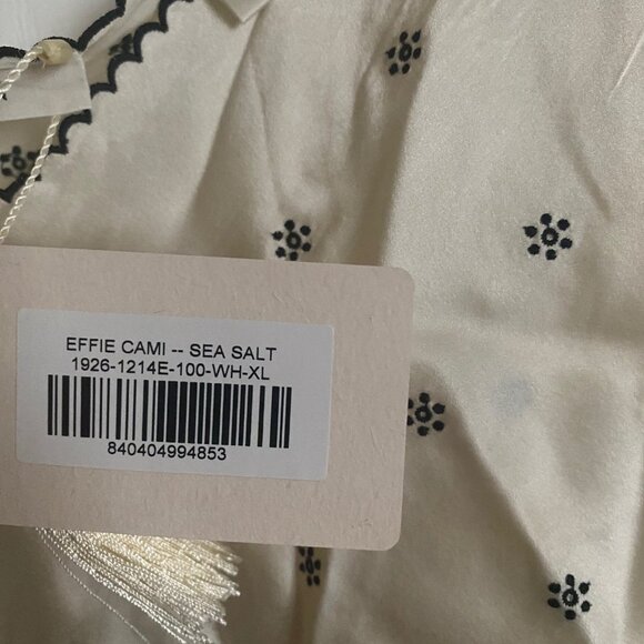 Doen Effie Camisole in Sea Salt 100% Silk - XL - NWT - Picture 5 of 5